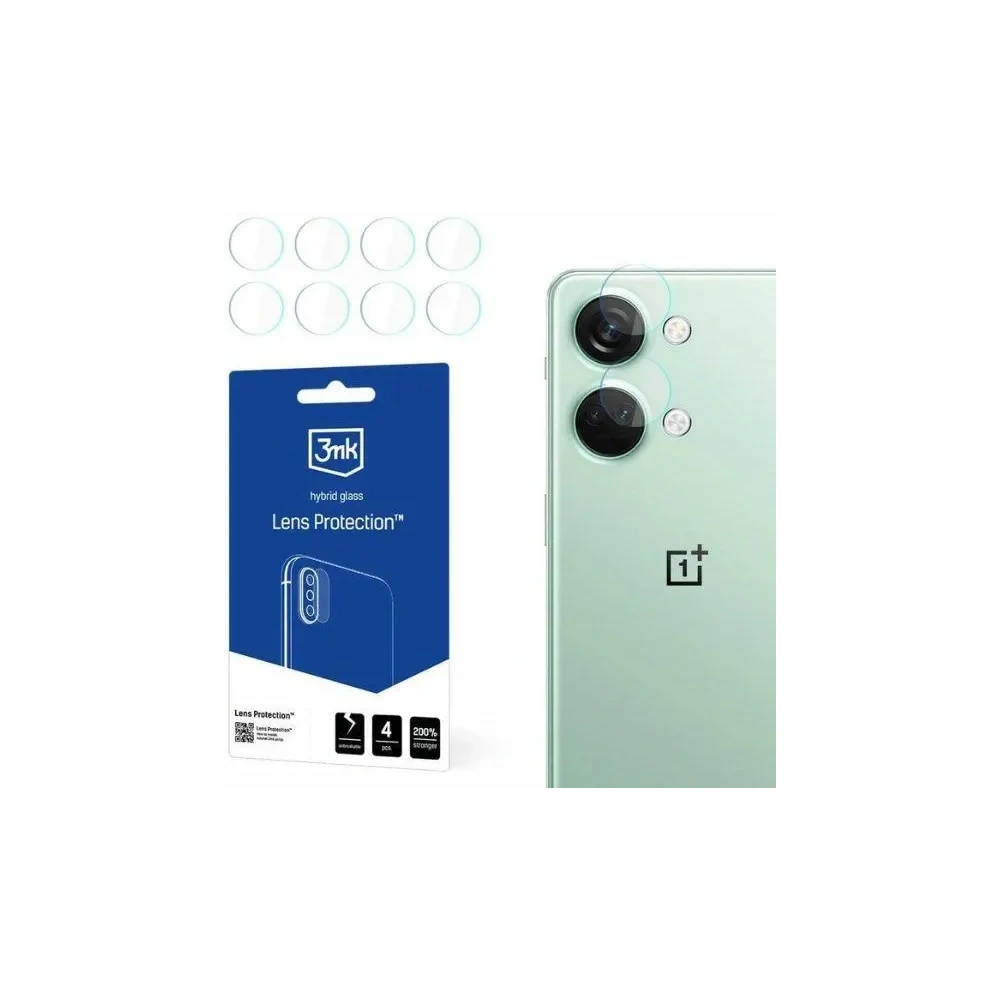 Szkło hybrydowe na obiektyw aparatu 3MK Lens Protect OnePlus Nord 3 5G [4 PACK] - OnePlus Nord Series - 3MK