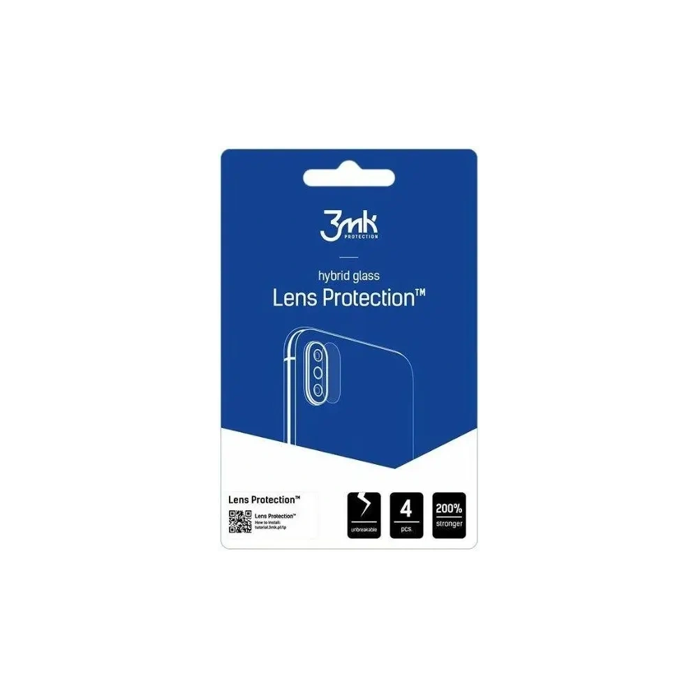 Szkło hybrydowe na obiektyw aparatu 3MK Lens Protect Realme C51/C53 [4 PACK] - realme Seria C - 3MK