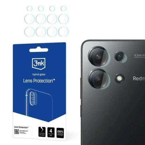 Kup Hârtie hibridă pentru obiectivul aparatului 3MK Lens Protect Xiaomi Redmi Note 13 4G [4 PACK] - 3MK6517 - {ean13} - Sklep Home Screen