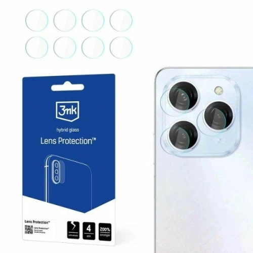 Kup Szkło hybrydowe na obiektyw aparatu 3MK Lens Protection Tecno Spark 20 Pro [4 PACK] - 3MK6520 - {ean13} - Sklep Home Screen