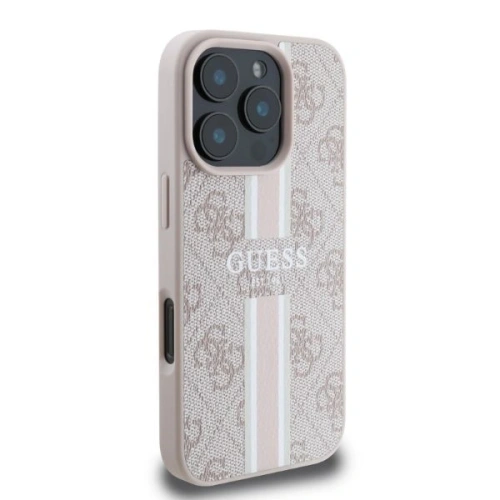 Kup Etui Guess GUHMP16LP4RPSP Apple iPhone 16 Pro hardcase 4G Printed Stripes MagSafe růžový - GUE3464 - {ean13} - Sklep Home Screen