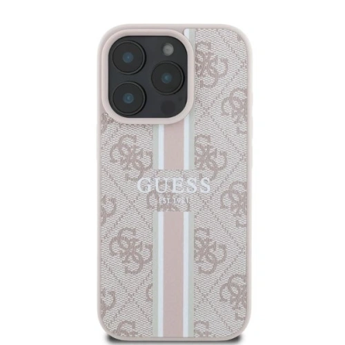 Kup Etui Guess GUHMP16LP4RPSP Apple iPhone 16 Pro hardcase 4G Printed Stripes MagSafe růžový - GUE3464 - {ean13} - Sklep Home Screen