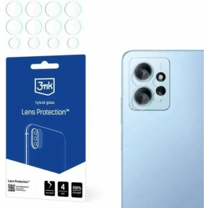 Hybrid glass for camera lens 3MK Lens Protect Xiaomi Redmi 12 [4 PACK] - Redmi 12 - 3MK