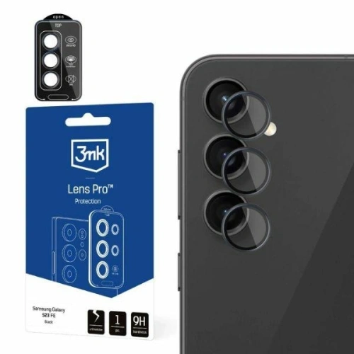 Kup Szkło hybrydowe na obiektyw aparatu 3MK Lens Protection Pro Samsung Galaxy S23 FE czarny - 3MK6524 - {ean13} - Sklep Home Screen