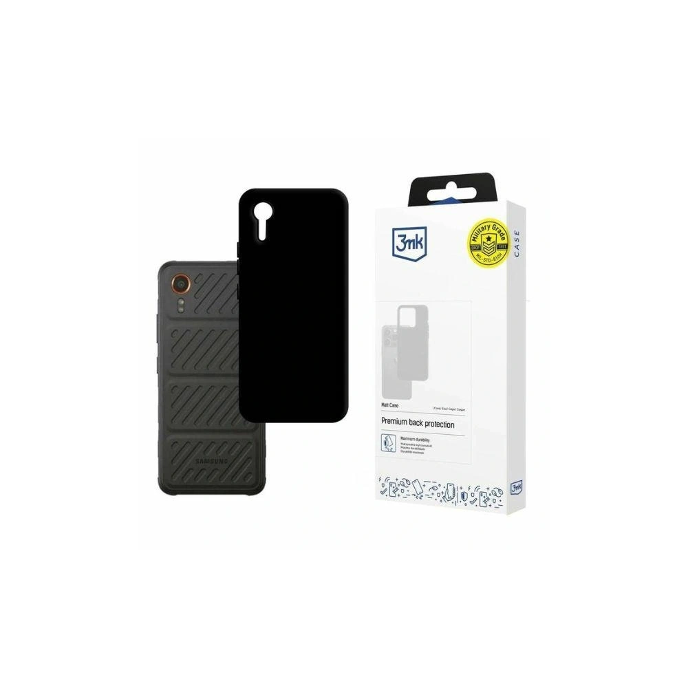 Etui 3MK Matt Case Samsung Galaxy XCover 7 czarny - Galaxy Xcover 7 - 3MK