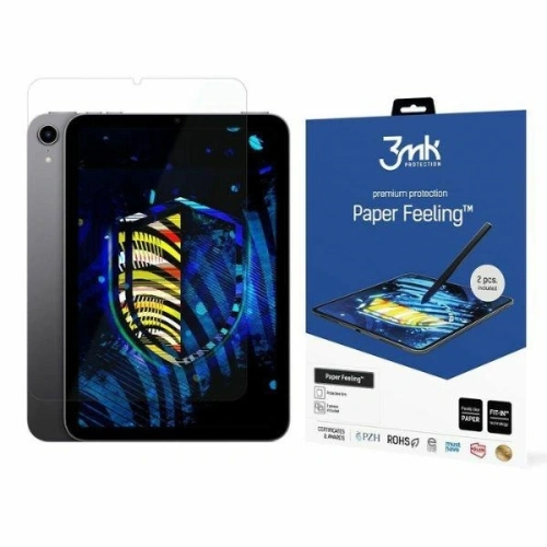 Kup Fólia 3MK PaperFeeling Apple iPad mini 8.3" 2021 (6. generáció) / iPad mini 8.3" 2024 7gen [2 PACK] - 3MK6534 - {ean13} - Sklep Home Screen
