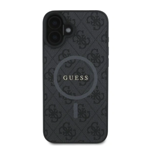 Kup Etui Guess GUHMP16SG4GFRK Apple iPhone 16 hardcase 4G Ring Classic Logo MagSafe černé - GUE3465 - {ean13} - Sklep Home Screen