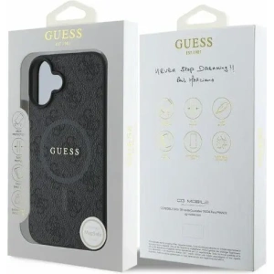Kup Etui Guess GUHMP16SG4GFRK Apple iPhone 16 hardcase 4G Ring Classic Logo MagSafe czarny - GUE3465 - {ean13} - Sklep Home Screen