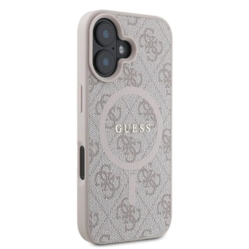 Kup Etui Guess GUHMP16SG4GFRP Apple iPhone 16 hardcase 4G Ring Classic Logo MagSafe růžová - GUE3466 - {ean13} - Sklep Home Screen