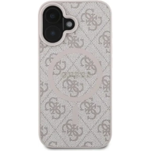 Kup Etui Guess GUHMP16SG4GFRP Apple iPhone 16 hardcase 4G Ring Classic Logo MagSafe różowy - GUE3466 - {ean13} - Sklep Home Screen
