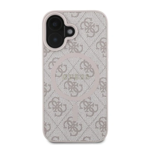 Kup Etui Guess GUHMP16SG4GFRP Apple iPhone 16 hardcase 4G Ring Classic Logo MagSafe růžová - GUE3466 - {ean13} - Sklep Home Screen
