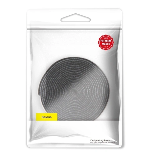Kup Baseus Klettband, Kabelorganisator Rainbow Circle Velcro Straps 3m (schwarz) - BSU907BLK - {ean13} - Sklep Home Screen