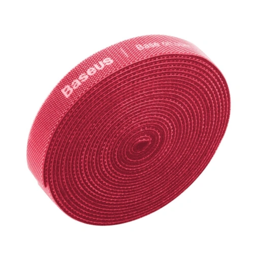Kup Taśma rzepowa, organizer kabli Baseus Rainbow Circle Velcro Straps 3m (czerwony) - BSU909RED - {ean13} - Sklep Home Screen