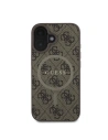 Kup Etui Guess GUHMP16SG4GFRW Apple iPhone 16 kemény tok 4G Ring Classic Logo MagSafe barna - GUE3467 - {ean13} - Sklep Home Screen
