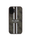 Buy Case Guess GUHMP16SP4RPSW Apple iPhone 16 hardcase 4G Printed Stripes MagSafe brown - GUE3468 - {ean13} - Home Screen Store Europe