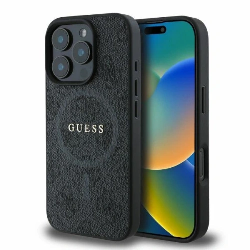Kup Etui Guess GUHMP16XG4GFRK Apple iPhone 16 Pro Max hardcase 4G Ring Classic Logo MagSafe fekete - GUE3469 - {ean13} - Sklep Home Screen