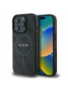 Case Guess GUHMP16XG4GFRK Apple iPhone 16 Pro Max hardcase 4G Ring Classic Logo MagSafe black - iPhone 16 Pro Max - Guess