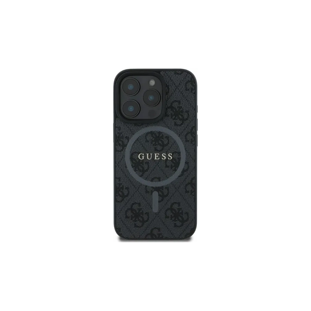 Etui Guess GUHMP16XG4GFRK Apple iPhone 16 Pro Max hardcase 4G Ring Classic Logo MagSafe czarny - iPhone 16 Pro Max - Guess
