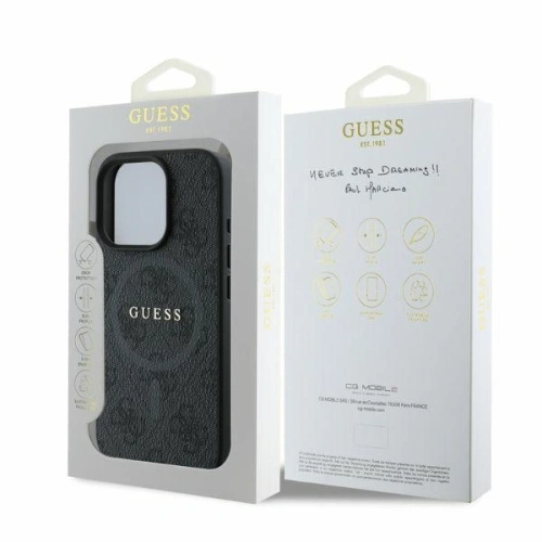 Kup Etui Guess GUHMP16XG4GFRK Apple iPhone 16 Pro Max hardcase 4G Ring Classic Logo MagSafe fekete - GUE3469 - {ean13} - Sklep Home Screen