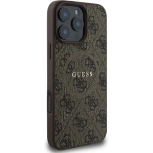 Kup Case Guess GUHMP16XG4GFRW Apple iPhone 16 Pro Max Hardcase 4G Ring Classic Logo MagSafe braun - GUE3471 - {ean13} - Sklep Home Screen