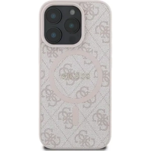 Kup Case Guess GUHMP16XG4GFRP Apple iPhone 16 Pro Max Hardcase 4G Ring Classic Logo MagSafe rosa - GUE3470 - {ean13} - Sklep Home Screen