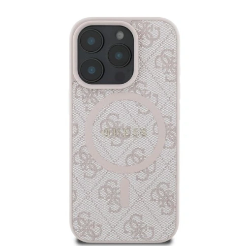 Kup Case Guess GUHMP16XG4GFRP Apple iPhone 16 Pro Max Hardcase 4G Ring Classic Logo MagSafe rosa - GUE3470 - {ean13} - Sklep Home Screen