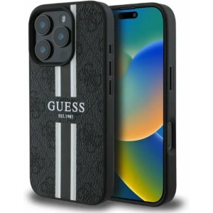 Kup Etui Guess GUHMP16XP4RPSK Apple iPhone 16 Pro Max hardcase 4G Printed Stripes MagSafe czarny - GUE3473 - {ean13} - Sklep Home Screen
