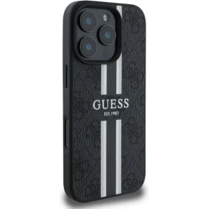 Kup Etui Guess GUHMP16XP4RPSK Apple iPhone 16 Pro Max hardcase 4G Printed Stripes MagSafe czarny - GUE3473 - {ean13} - Sklep Home Screen