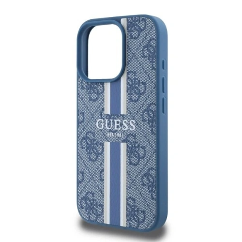 Kup Etui Guess GUHMP16XP4RPSB Apple iPhone 16 Pro Max hardcase 4G Printed Stripes MagSafe albastru - GUE3472 - {ean13} - Sklep Home Screen