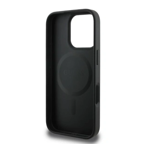 Kup Case Guess GUHMP16XP4RPSK Apple iPhone 16 Pro Max Hardcase 4G mit gedruckten Streifen MagSafe schwarz - GUE3473 - {ean13} - Sklep Home Screen