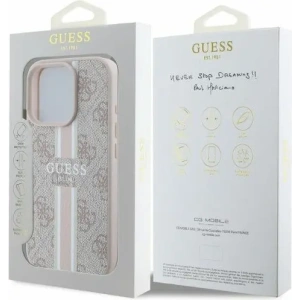 Kup Etui Guess GUHMP16XP4RPSP Apple iPhone 16 Pro Max hardcase 4G Printed Stripes MagSafe różowy - GUE3474 - {ean13} - Sklep Home Screen