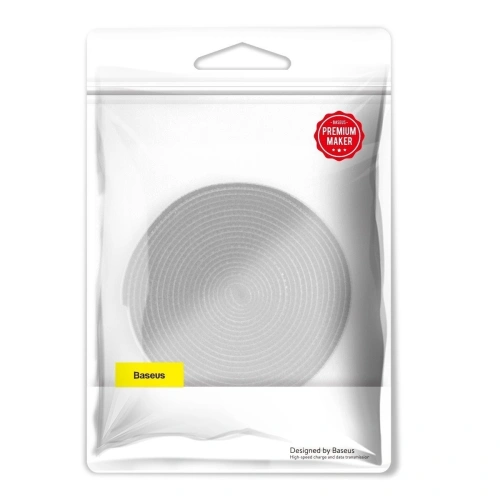 Kup Bandă cu arici, organizator cabluri Baseus Rainbow Circle Velcro Straps 3m (gri) - BSU910GRY - {ean13} - Sklep Home Screen