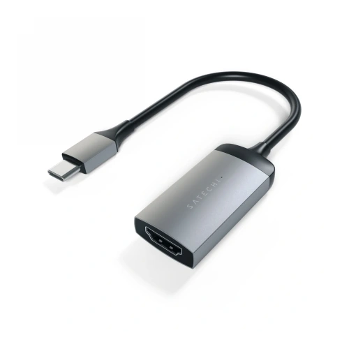 Kup Adapter Satechi Aluminium USB-C / HDMI 4K60Hz (gri spațial) - STH154 - {ean13} - Sklep Home Screen
