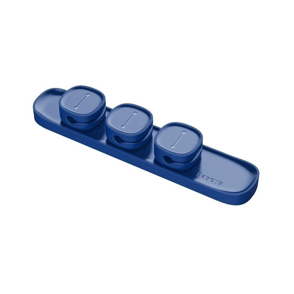 Organizer kabli Baseus Peas, magnetyczny (niebieski)