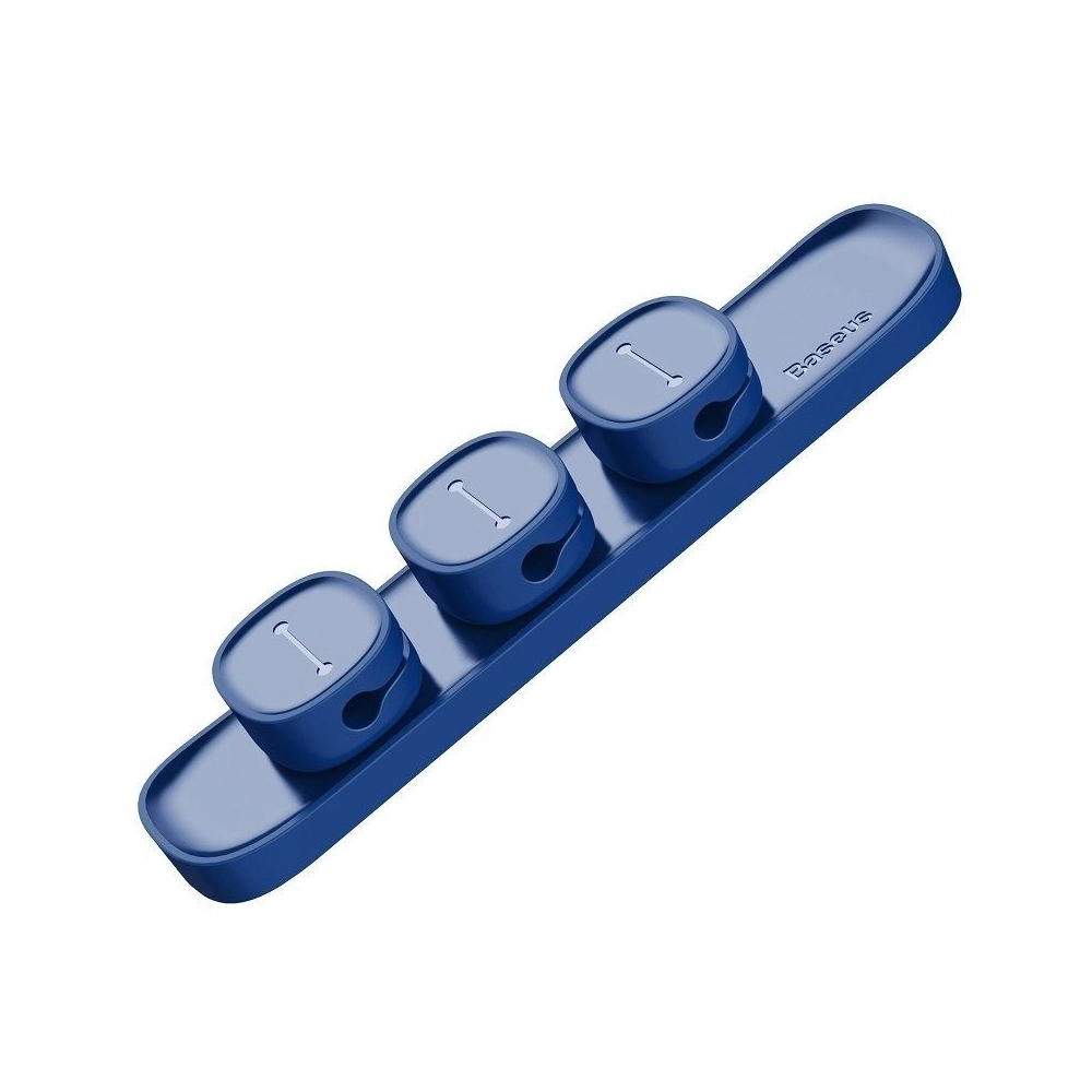 Organizer kabli Baseus Peas, magnetyczny (niebieski)