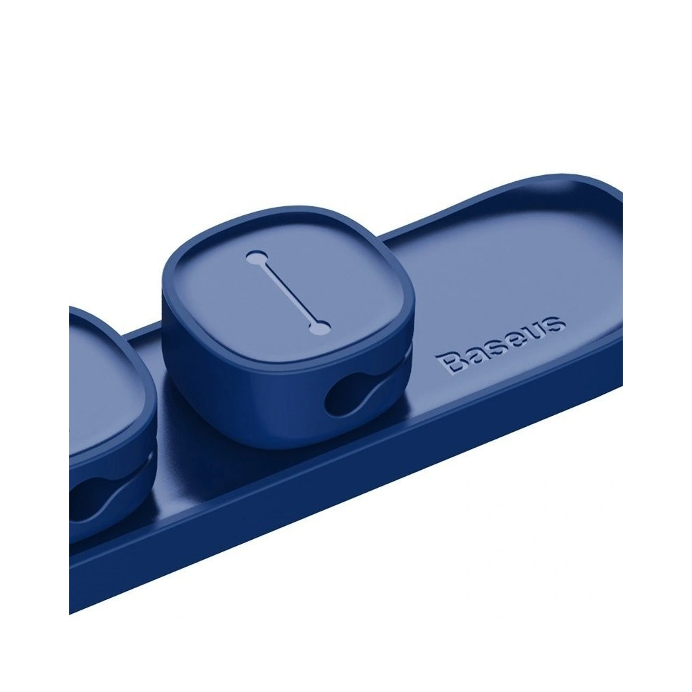 Organizer kabli Baseus Peas, magnetyczny (niebieski)