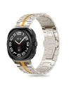 Pasek Tech-Protect Stainless Line Samsung Galaxy Watch Ultra 47mm Titanium/Orange - Galaxy Watch Ultra - Tech-Protect