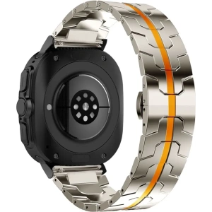 Kup Pasek Tech-Protect Stainless Line Samsung Galaxy Watch Ultra 47mm Titán/Narancs - THP3061 - {ean13} - Sklep Home Screen