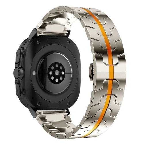 Kup Pasek Tech-Protect Stainless Line Samsung Galaxy Watch Ultra 47mm Titán/Narancs - THP3061 - {ean13} - Sklep Home Screen