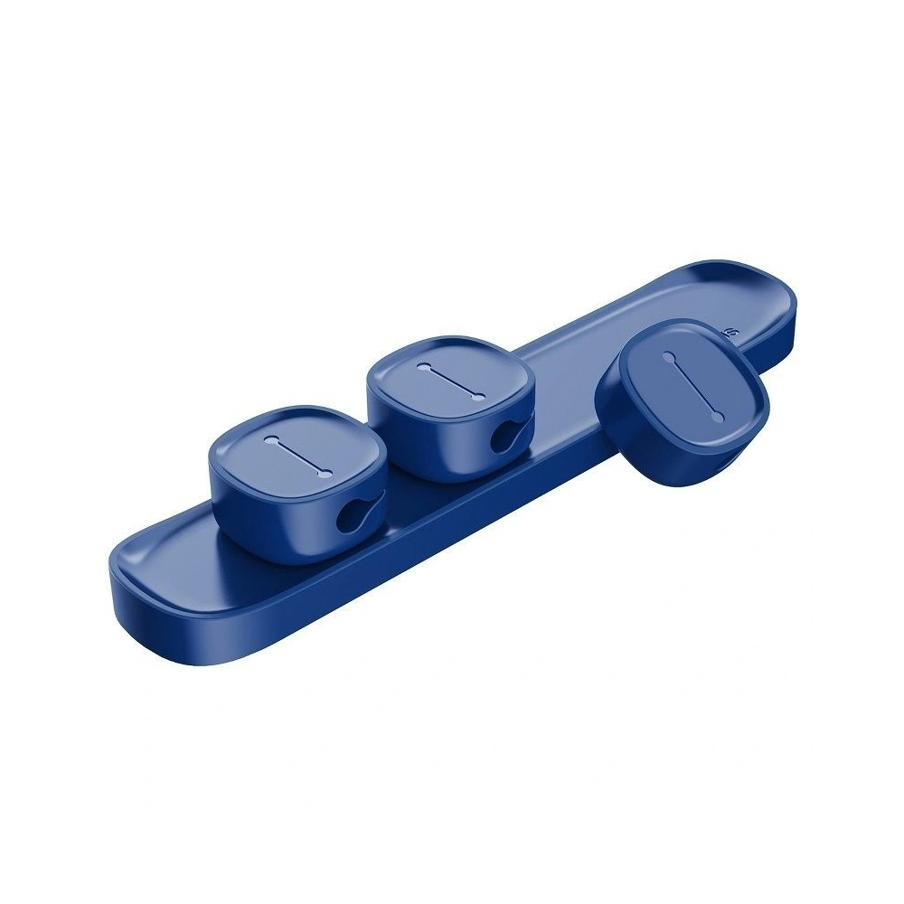 Organizer kabli Baseus Peas, magnetyczny (niebieski)