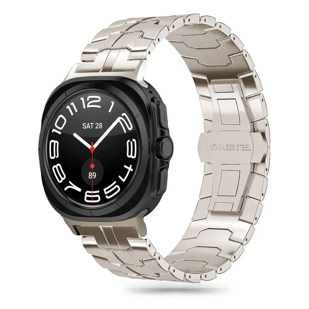 Pasek Tech-Protect Stainless Line Samsung Galaxy Watch Ultra 47mm Titanium - Galaxy Watch Ultra - Tech-Protect