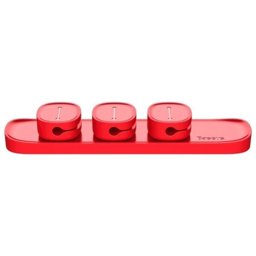 Kup Organizer kabli Baseus Peas, magnetyczny (czerwony) - BSU914RED - {ean13} - Sklep Home Screen