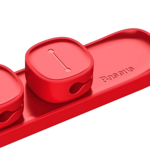 Kup Organizator cabluri Baseus Peas, magnetic (roșu) - BSU914RED - {ean13} - Sklep Home Screen
