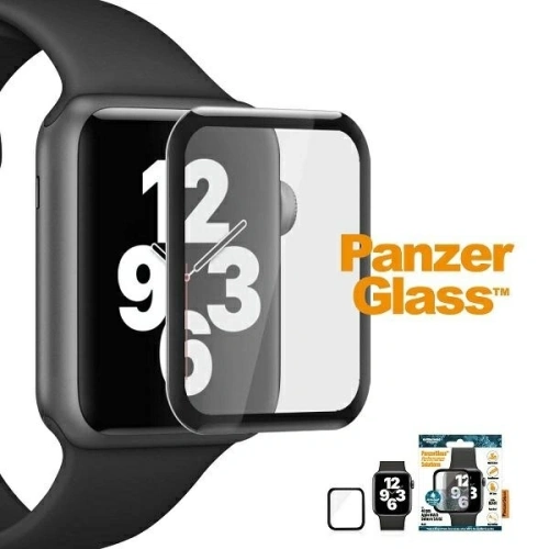 Kup Gehärtetes Glas PanzerGlass Curved Apple Watch 4/5/6/SE 40mm schwarz - PZG696 - {ean13} - Sklep Home Screen