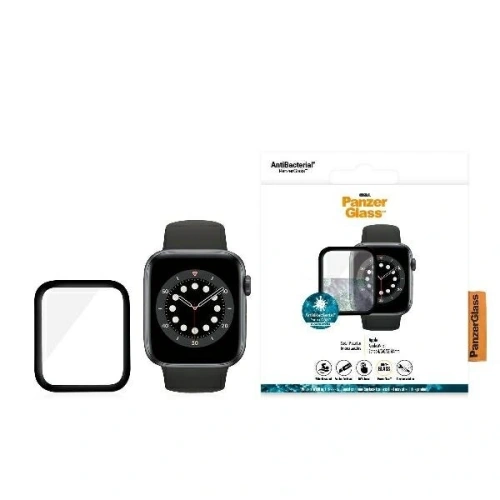 Kup Gehärtetes Glas PanzerGlass Curved Apple Watch 4/5/6/SE 44mm schwarz - PZG697 - {ean13} - Sklep Home Screen