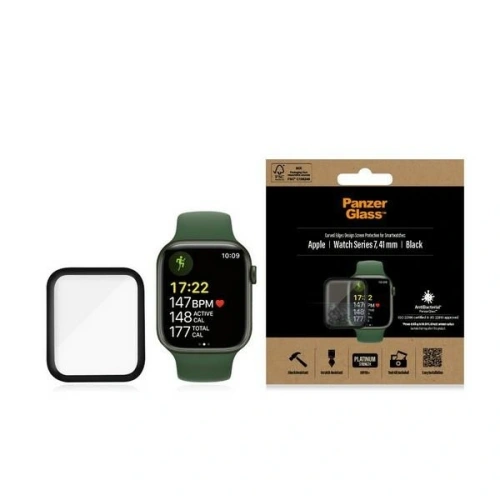 Kup Szkło hartowane PanzerGlass Curved Apple Watch 7 41mm czarny - PZG698 - {ean13} - Sklep Home Screen
