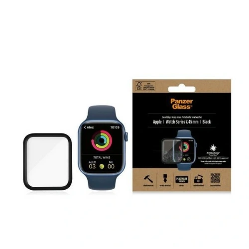 Kup Szkło hartowane PanzerGlass Curved Apple Watch 7 45mm czarny - PZG699 - {ean13} - Sklep Home Screen