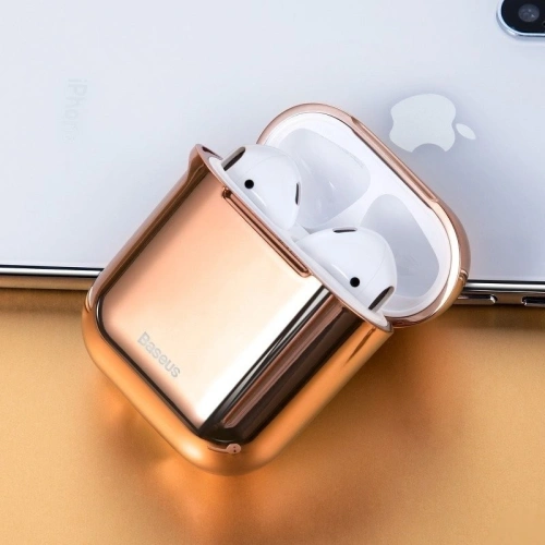 Kup Etui Baseus Shining Hook Case az Apple AirPods-hoz (arany) - BSU915GLD - {ean13} - Sklep Home Screen