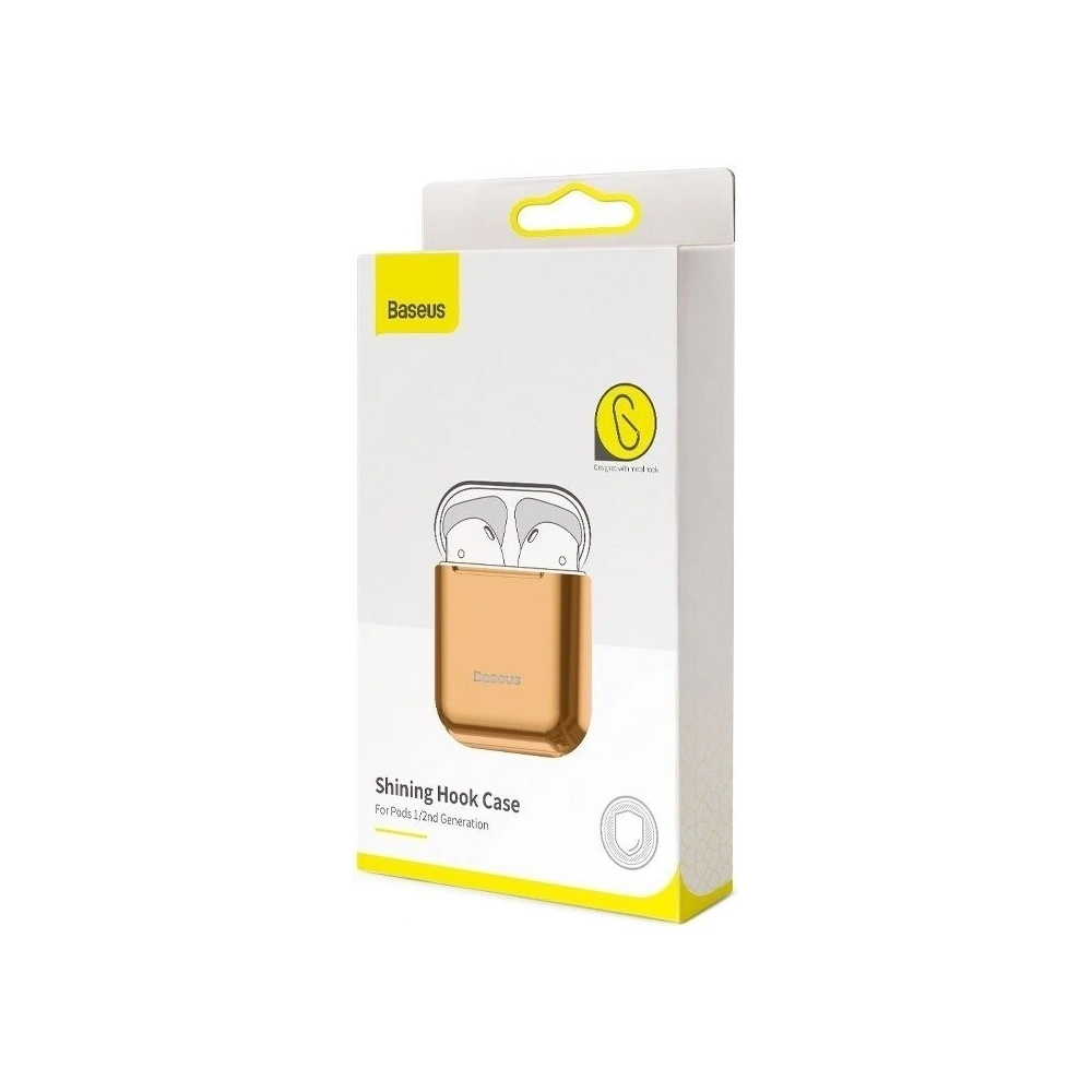 Etui Baseus Shining Hook Case do Apple AirPods (złote)