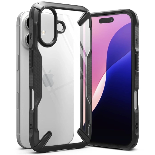 Kup Etui Ringke Fusion-X Apple iPhone 16 Fekete - RGK2018 - {ean13} - Sklep Home Screen